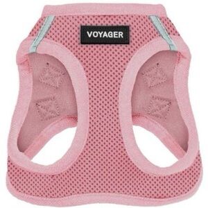 Voyager Step-in Air Dog Harness - Pink with Matching Trim - X-Small